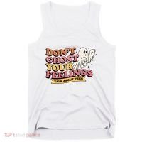 Halloween Mental Health Dont Ghost Your Feelings Tank Top thumb 0