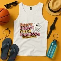 Halloween Mental Health Dont Ghost Your Feelings Tank Top thumb 4