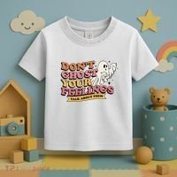 Halloween Mental Health Dont Ghost Your Feelings Toddler T-Shirt thumb 3