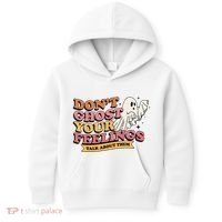 Halloween Mental Health Dont Ghost Your Feelings Kids Hoodie thumb 0
