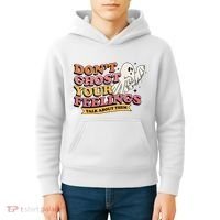 Halloween Mental Health Dont Ghost Your Feelings Kids Hoodie thumb 4