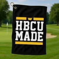 Hbcu Made Historically Black College And Golf Towel thumb 1