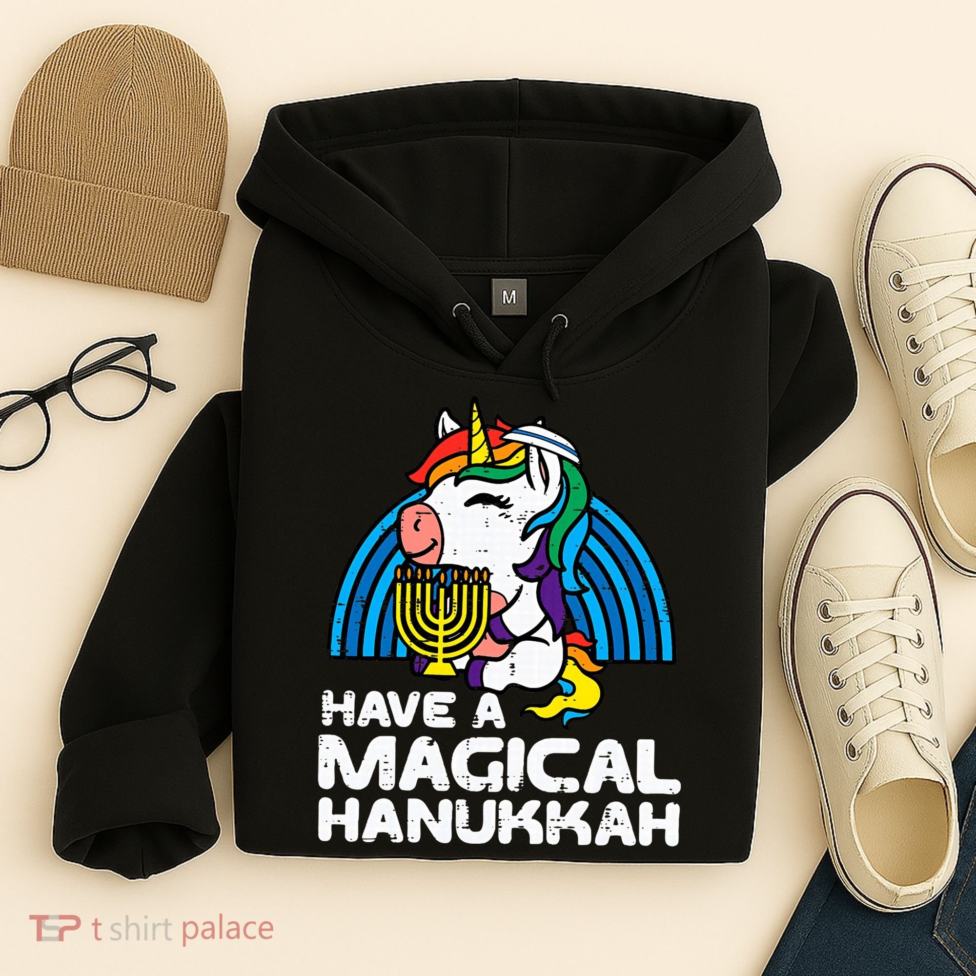 Have Magical Hanukkah Unicorn Chanukah Hoodie