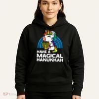 Have Magical Hanukkah Unicorn Chanukah Hoodie thumb 5