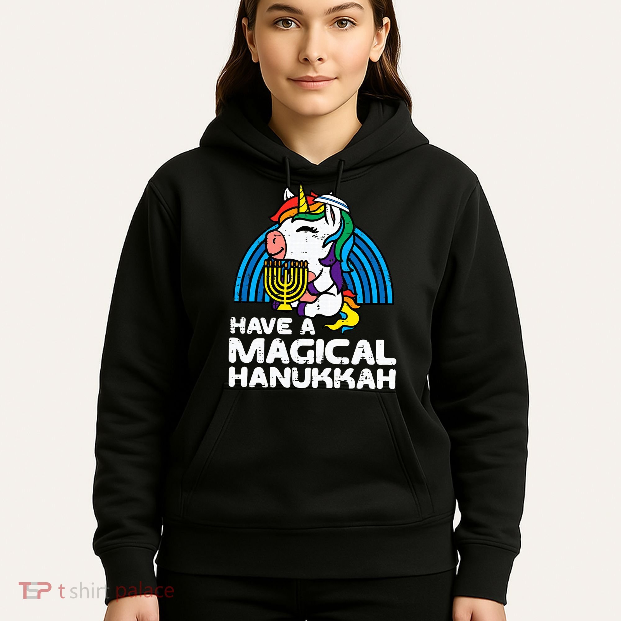 Have Magical Hanukkah Unicorn Chanukah Hoodie