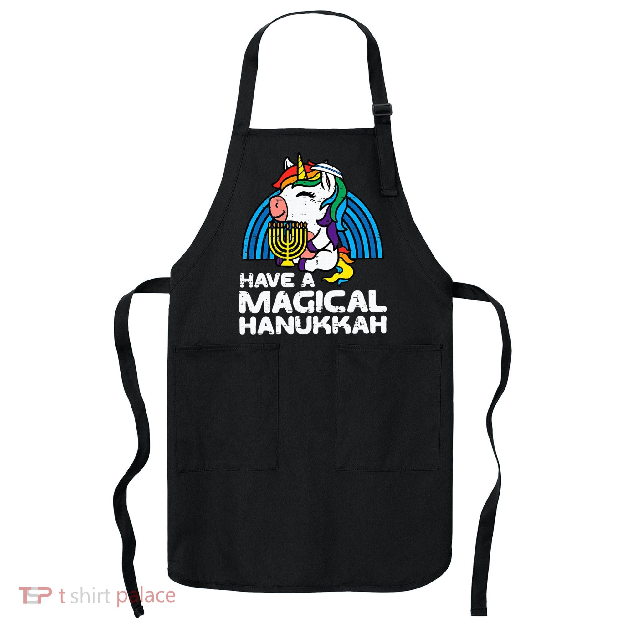 Have Magical Hanukkah Unicorn Chanukah Apron