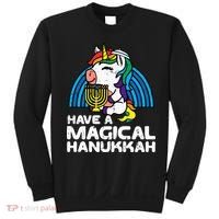 Have Magical Hanukkah Unicorn Chanukah Sweatshirt thumb 0
