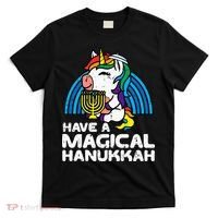 Have Magical Hanukkah Unicorn Chanukah T-Shirt thumb 0