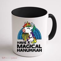Have Magical Hanukkah Unicorn Chanukah Coffee Mug thumb 1