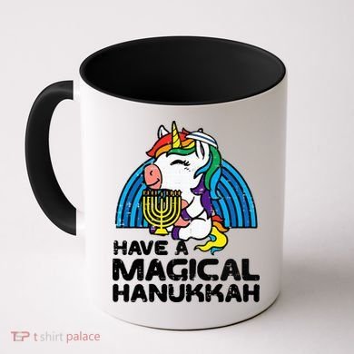 Have Magical Hanukkah Unicorn Chanukah Coffee Mug