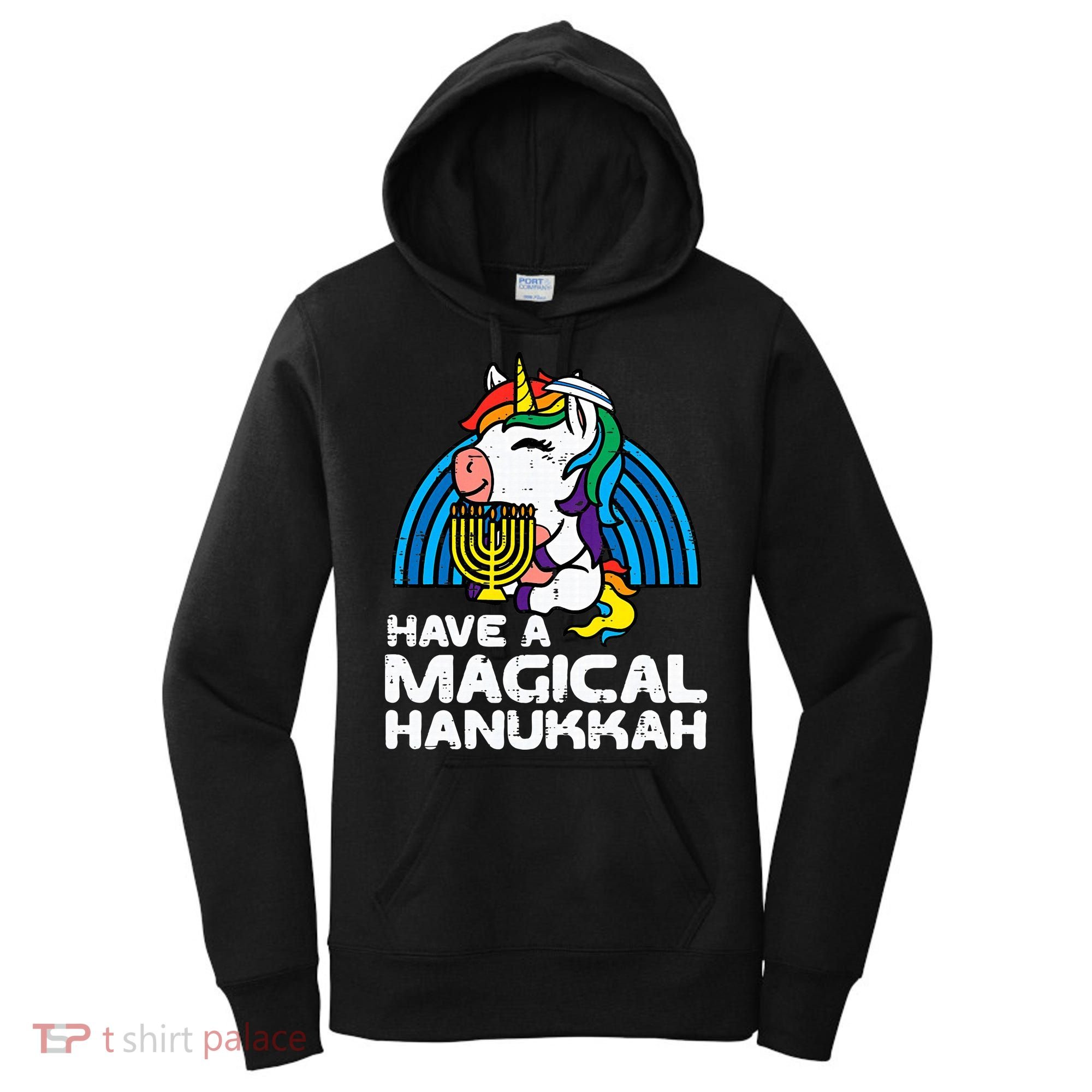 Have Magical Hanukkah Unicorn Chanukah Women's Hoodie