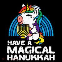 Have Magical Hanukkah Unicorn Chanukah Women's Hoodie thumb 2