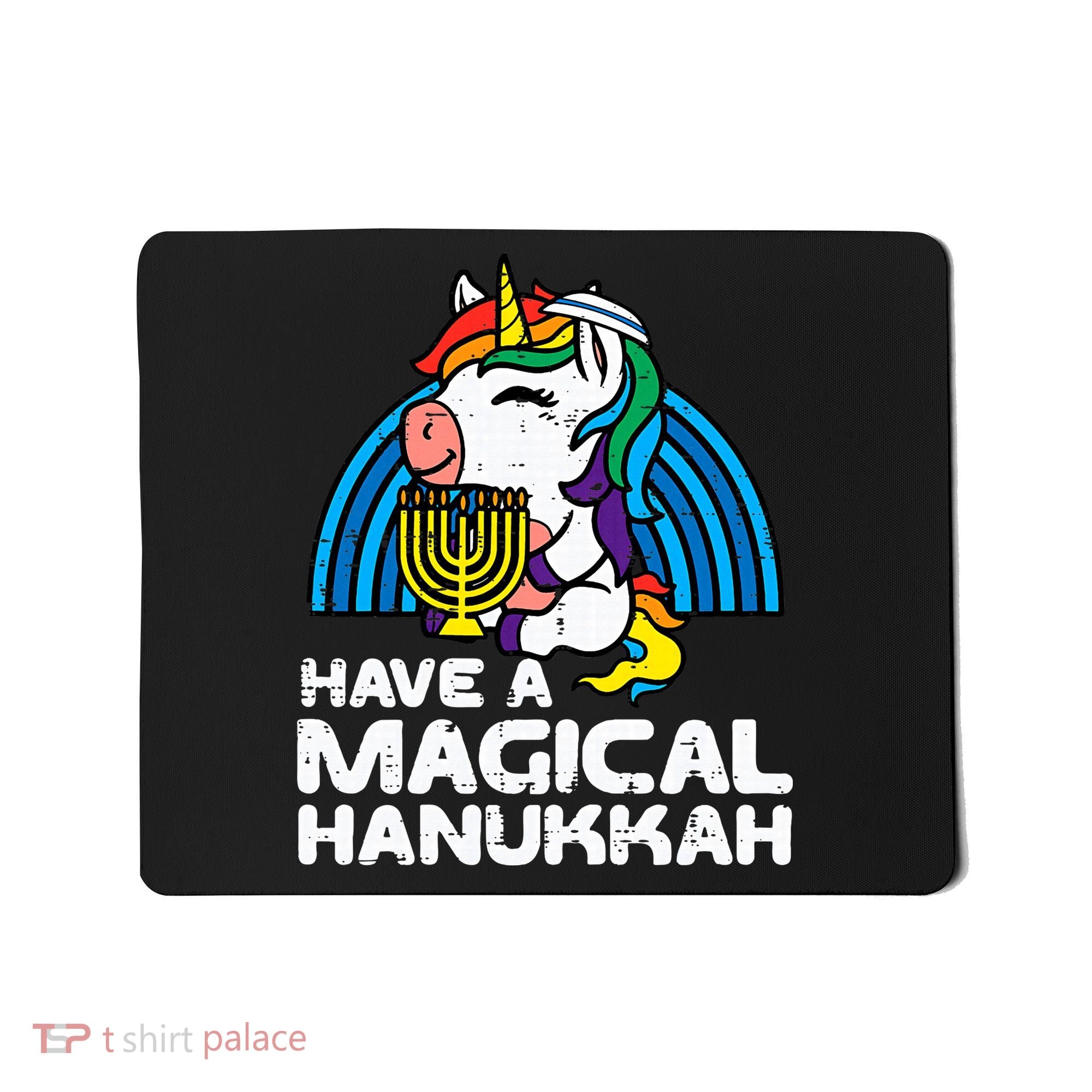 Have Magical Hanukkah Unicorn Chanukah Mousepad