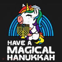 Have Magical Hanukkah Unicorn Chanukah Mousepad thumb 1