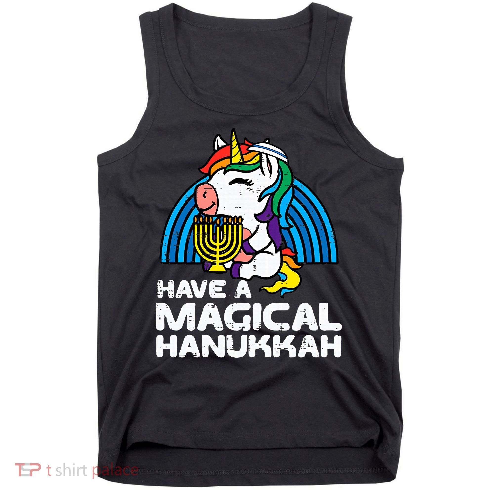 Have Magical Hanukkah Unicorn Chanukah Tank Top