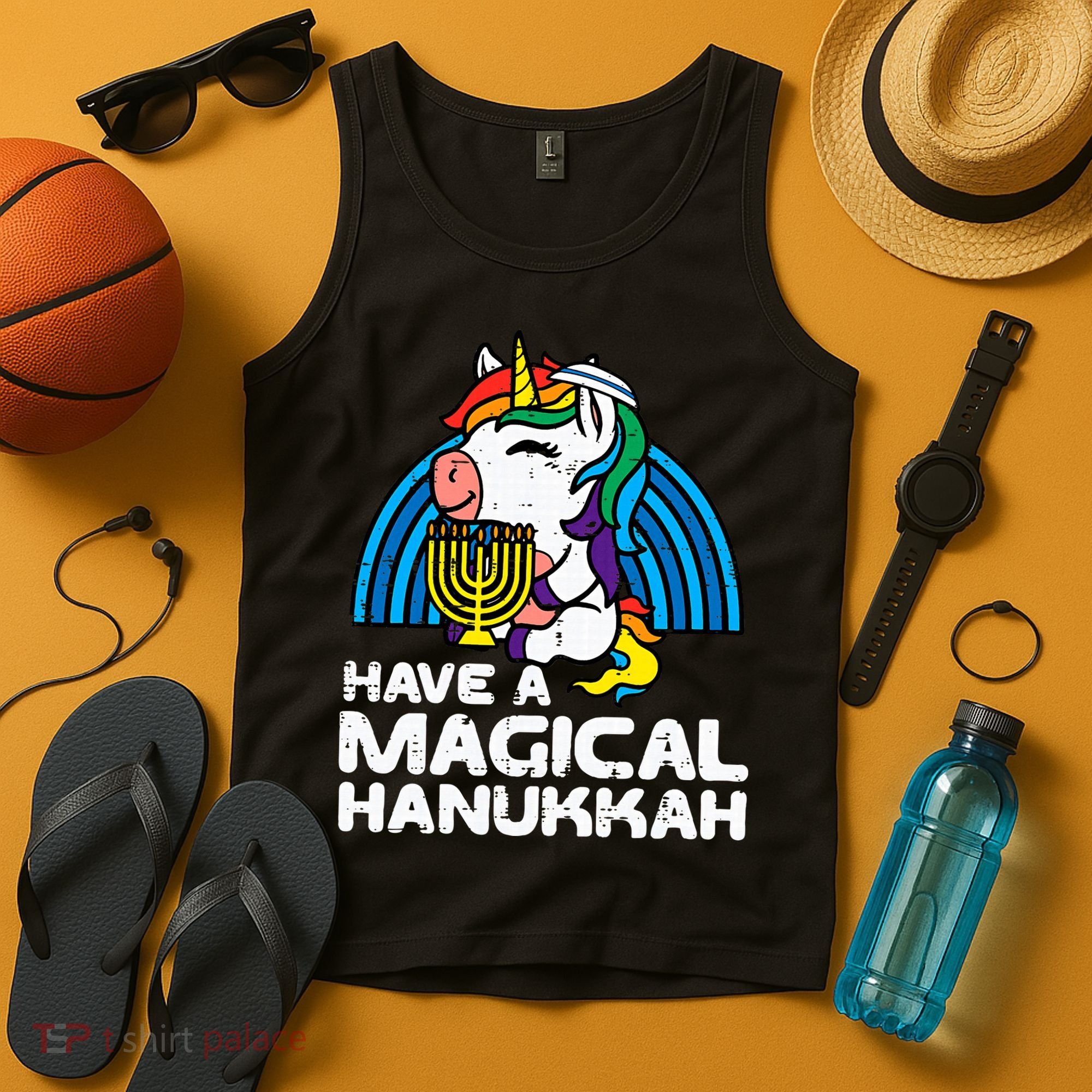 Have Magical Hanukkah Unicorn Chanukah Tank Top