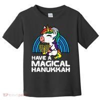 Have Magical Hanukkah Unicorn Chanukah Toddler T-Shirt thumb 0