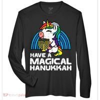 Have Magical Hanukkah Unicorn Chanukah Zone Performance Long-Sleeve T-Shirt thumb 0
