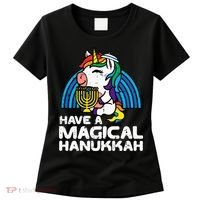 Have Magical Hanukkah Unicorn Chanukah Women's T-Shirt thumb 0