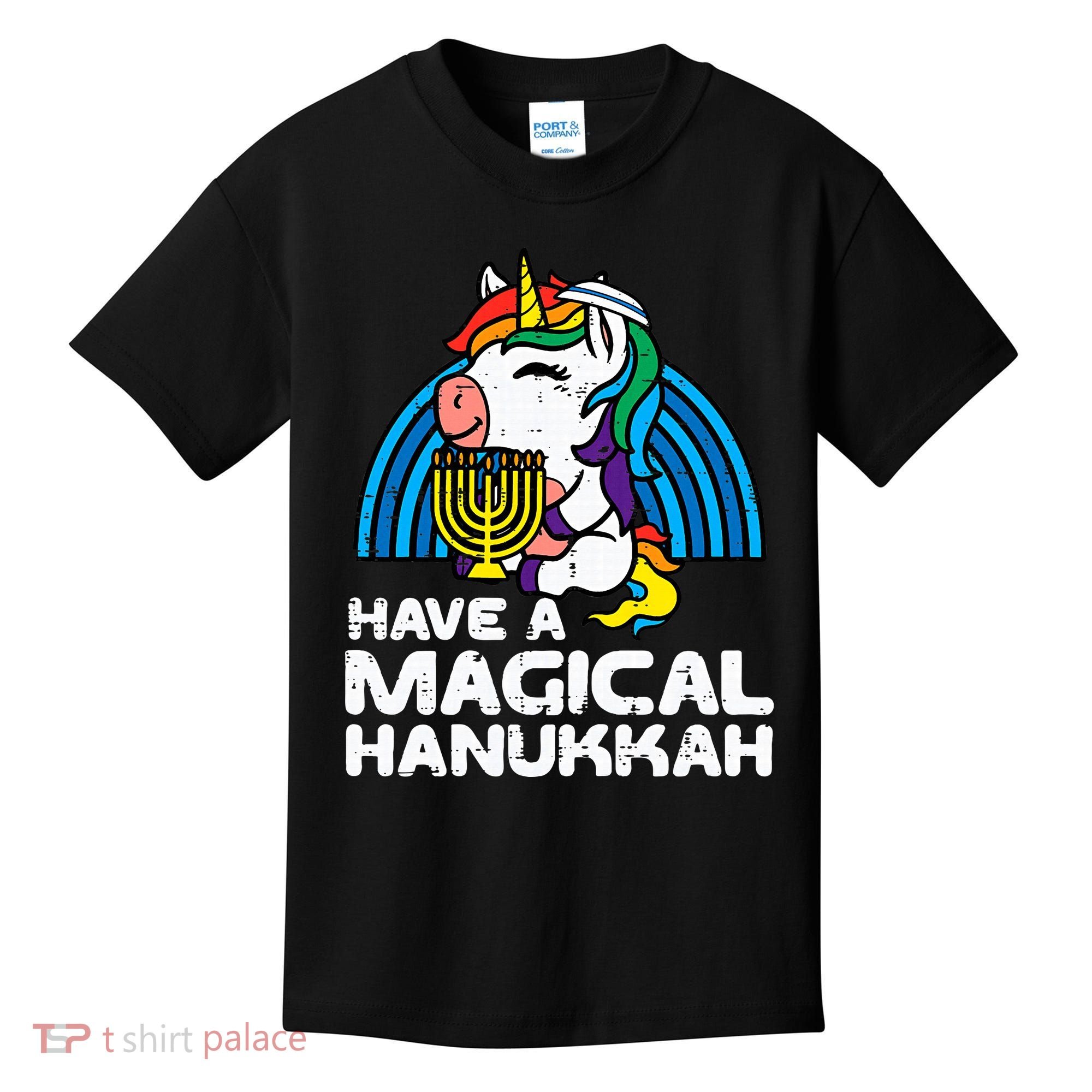 Have Magical Hanukkah Unicorn Chanukah Kids T-Shirt