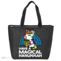 Have Magical Hanukkah Unicorn Chanukah Tote Bag thumb 0