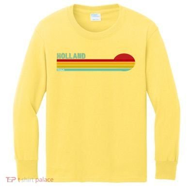 Holland Michigan Kids Long Sleeve Shirt