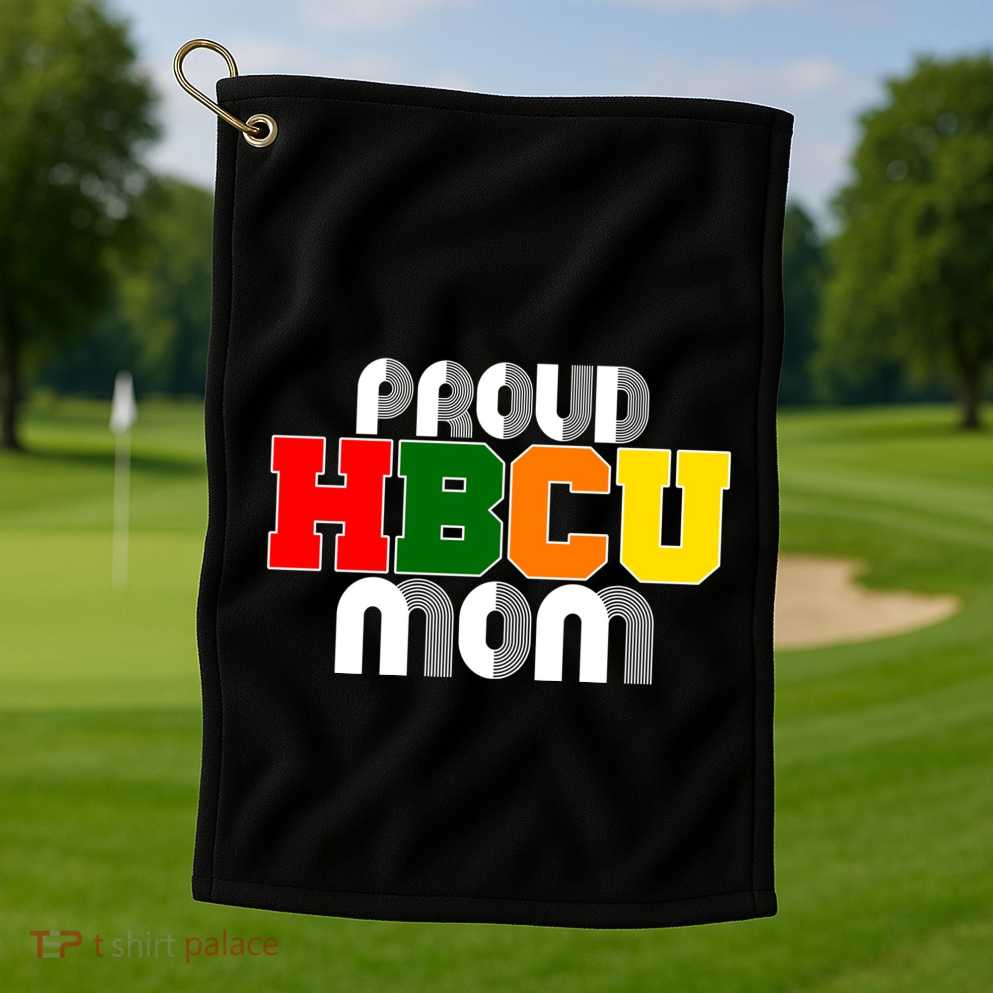 Hbcu Mom Historically Black College Gift Golf Towel