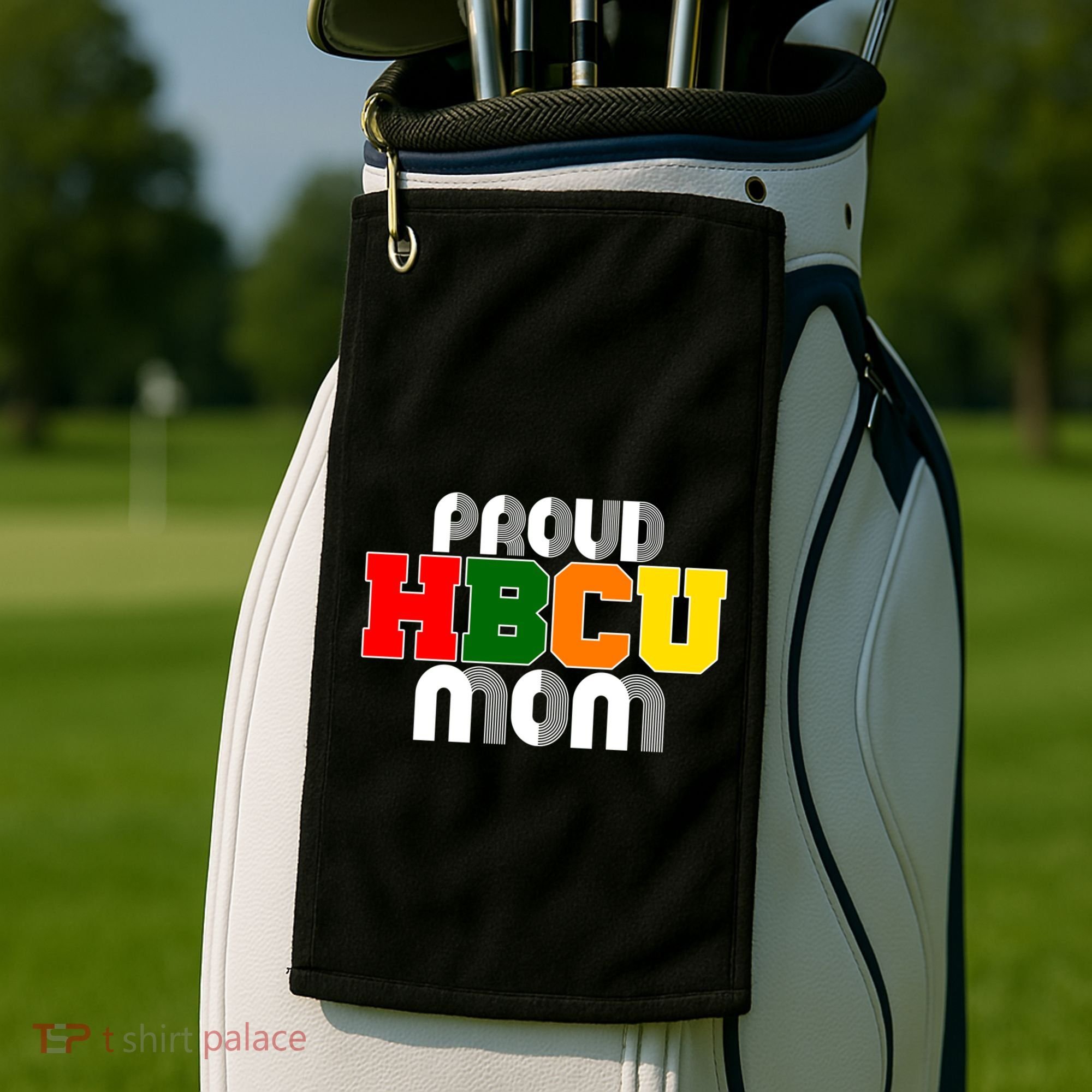 Hbcu Mom Historically Black College Gift Golf Towel
