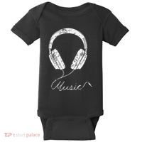 Headphone Music Baby Bodysuit thumb 0