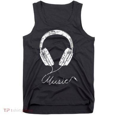 Headphone Music Tank Top