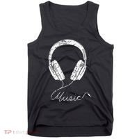 Headphone Music Tank Top thumb 0