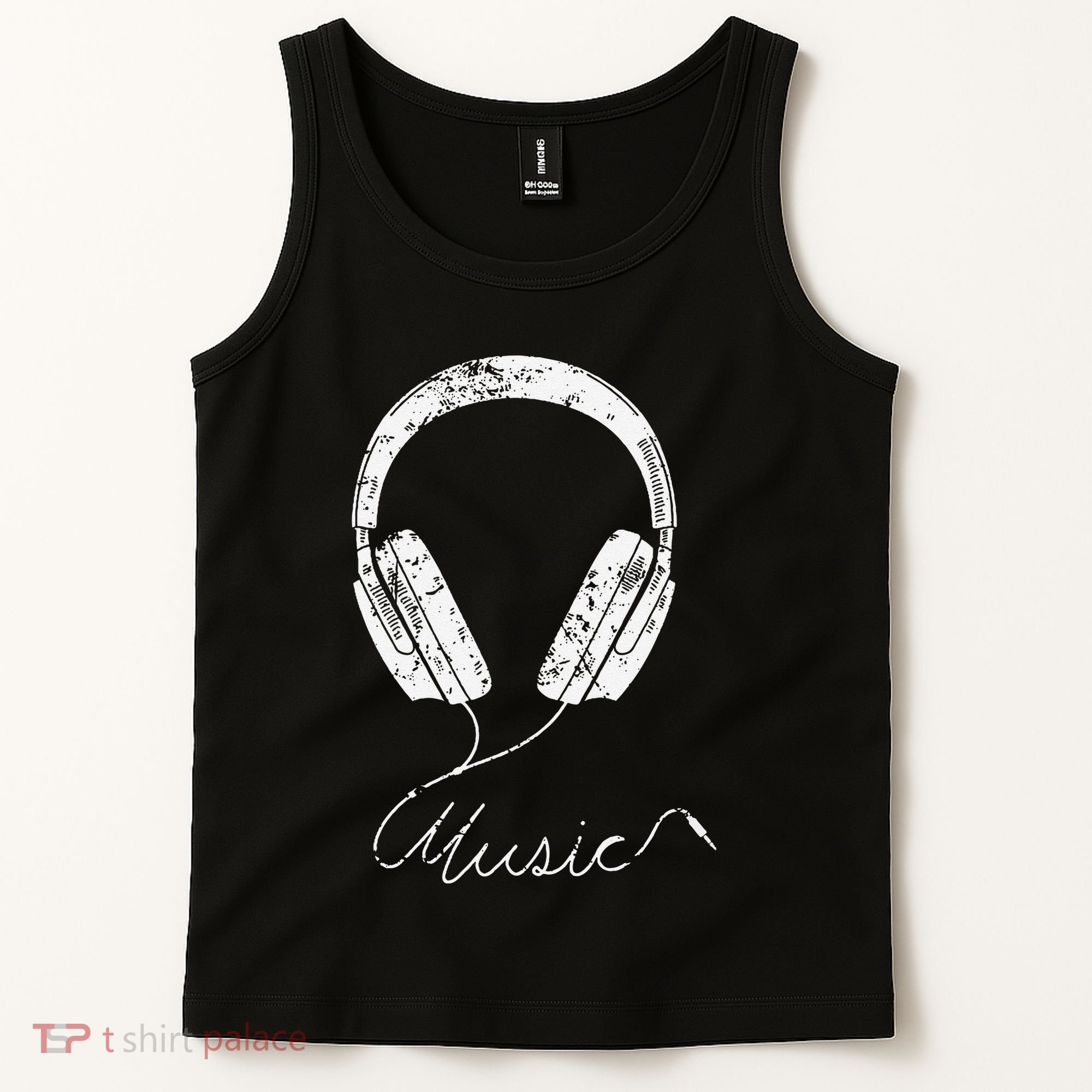 Headphone Music Tank Top