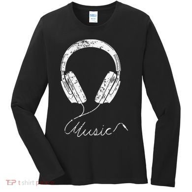 Headphone Music Women's Long Sleeve Shirt