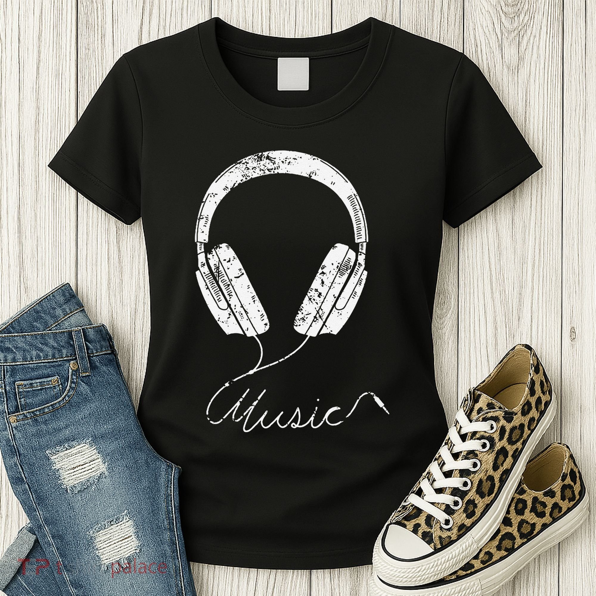 Headphone Music Women's T-Shirt