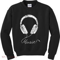 Headphone Music Kids Sweatshirt thumb 0