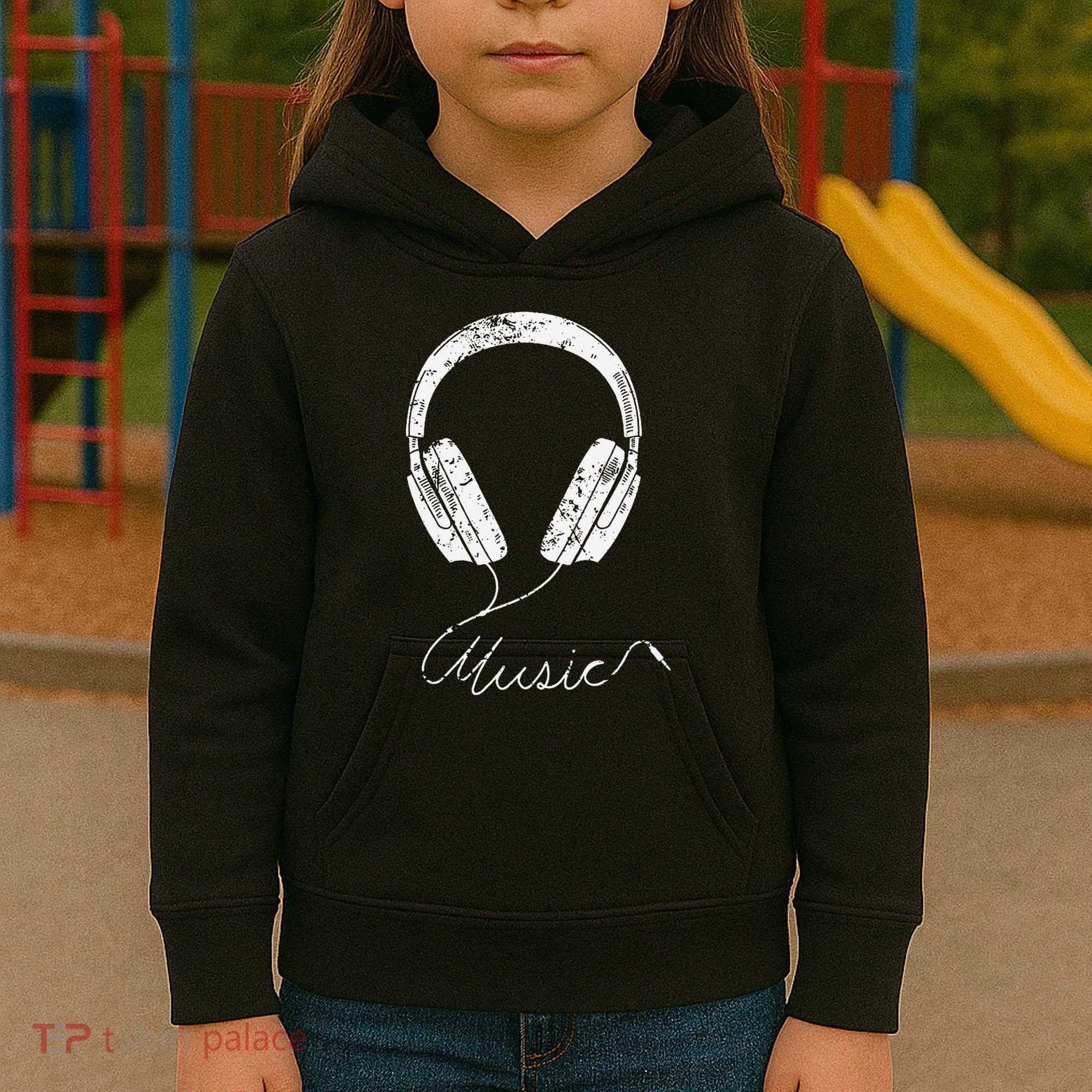 Headphone Music Kids Hoodie