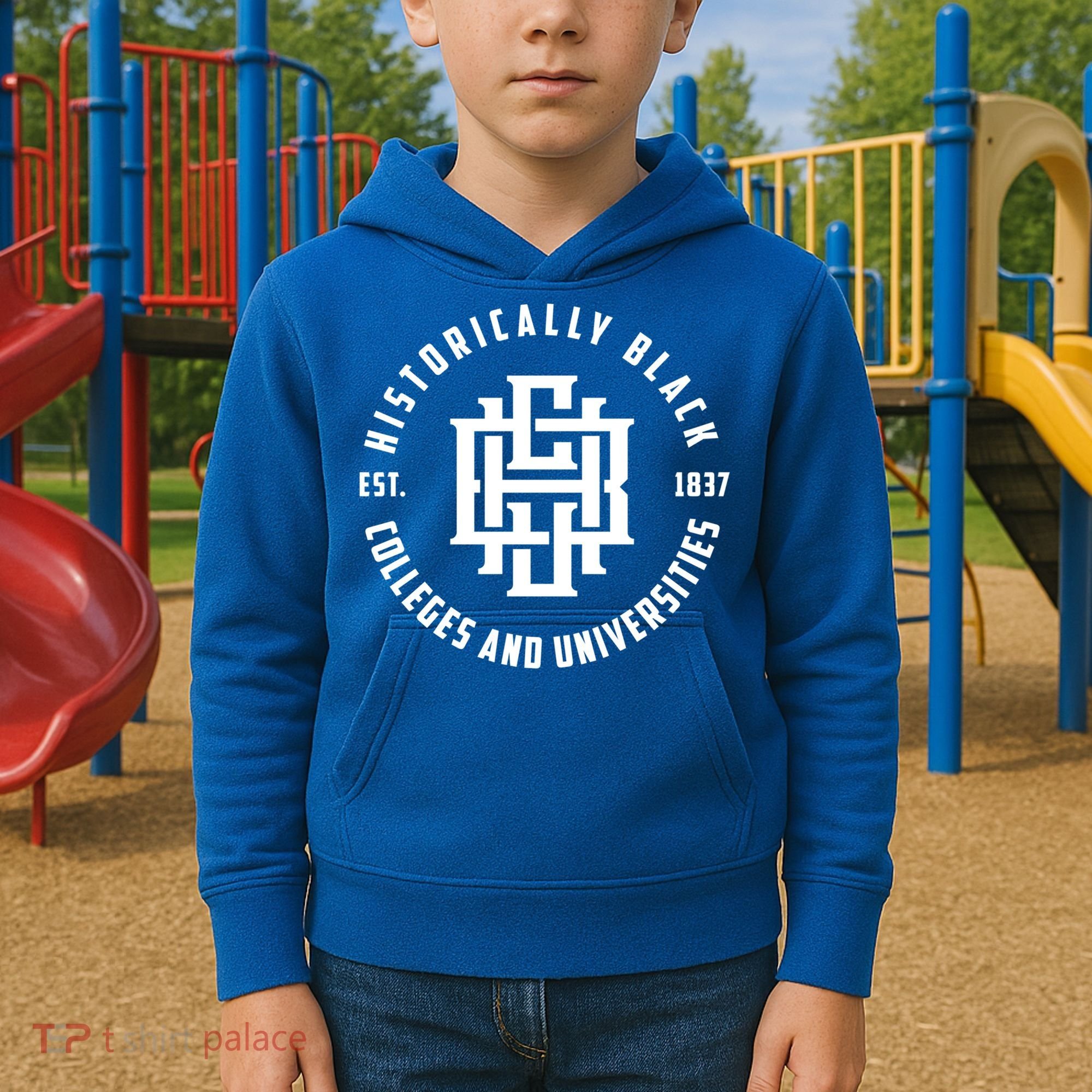 Hbcu Monogram Historically Black Colleges And Universities Great Gift Kids Hoodie