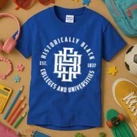 Hbcu Monogram Historically Black Colleges And Universities Great Gift Kids T-Shirt thumb 3