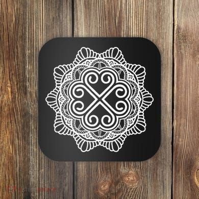 Hmong Miao Hmoob Traditional Pattern Coaster