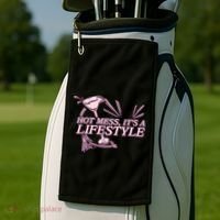 Hot Mess ItS A Lifestyle Golf Towel thumb 2