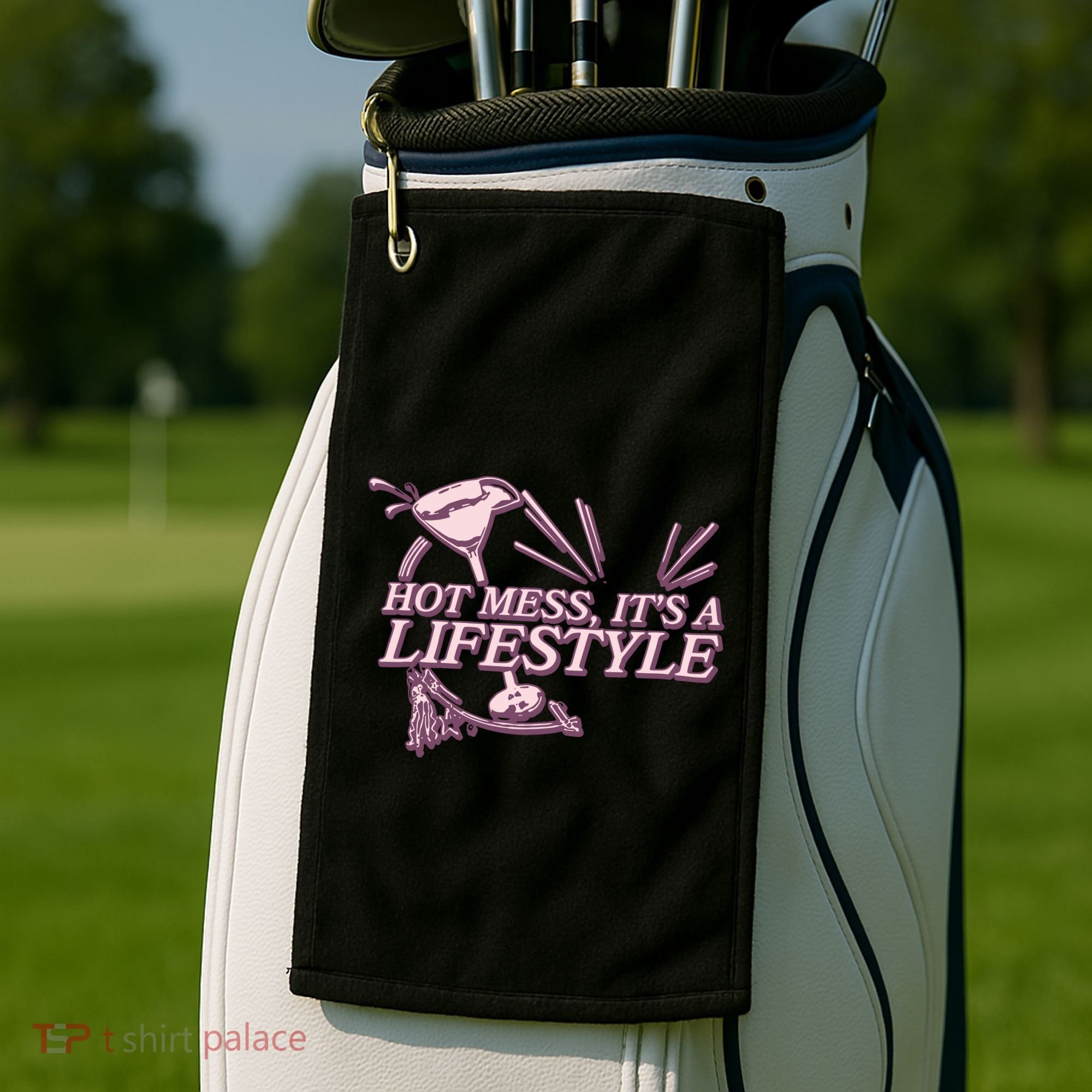 Hot Mess ItS A Lifestyle Golf Towel