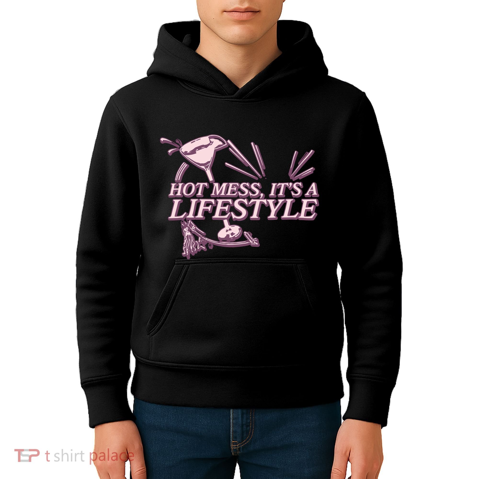 Hot Mess ItS A Lifestyle Kids Hoodie