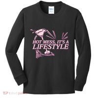 Hot Mess ItS A Lifestyle Kids Long Sleeve Shirt thumb 0