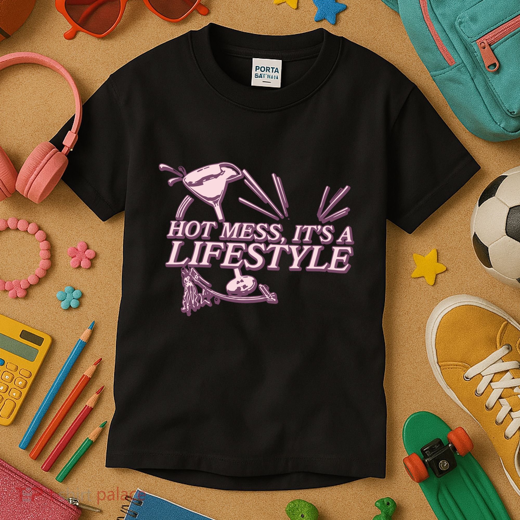 Hot Mess ItS A Lifestyle Kids T-Shirt