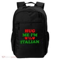 Hug Me Im 1/2 Half Italian Funny American Italian Backpack thumb 0