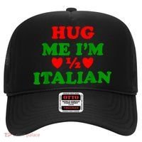 Hug Me Im 1/2 Half Italian Funny American Italian Hat thumb 0