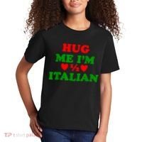 Hug Me Im 1/2 Half Italian Funny American Italian Kids T-Shirt thumb 2