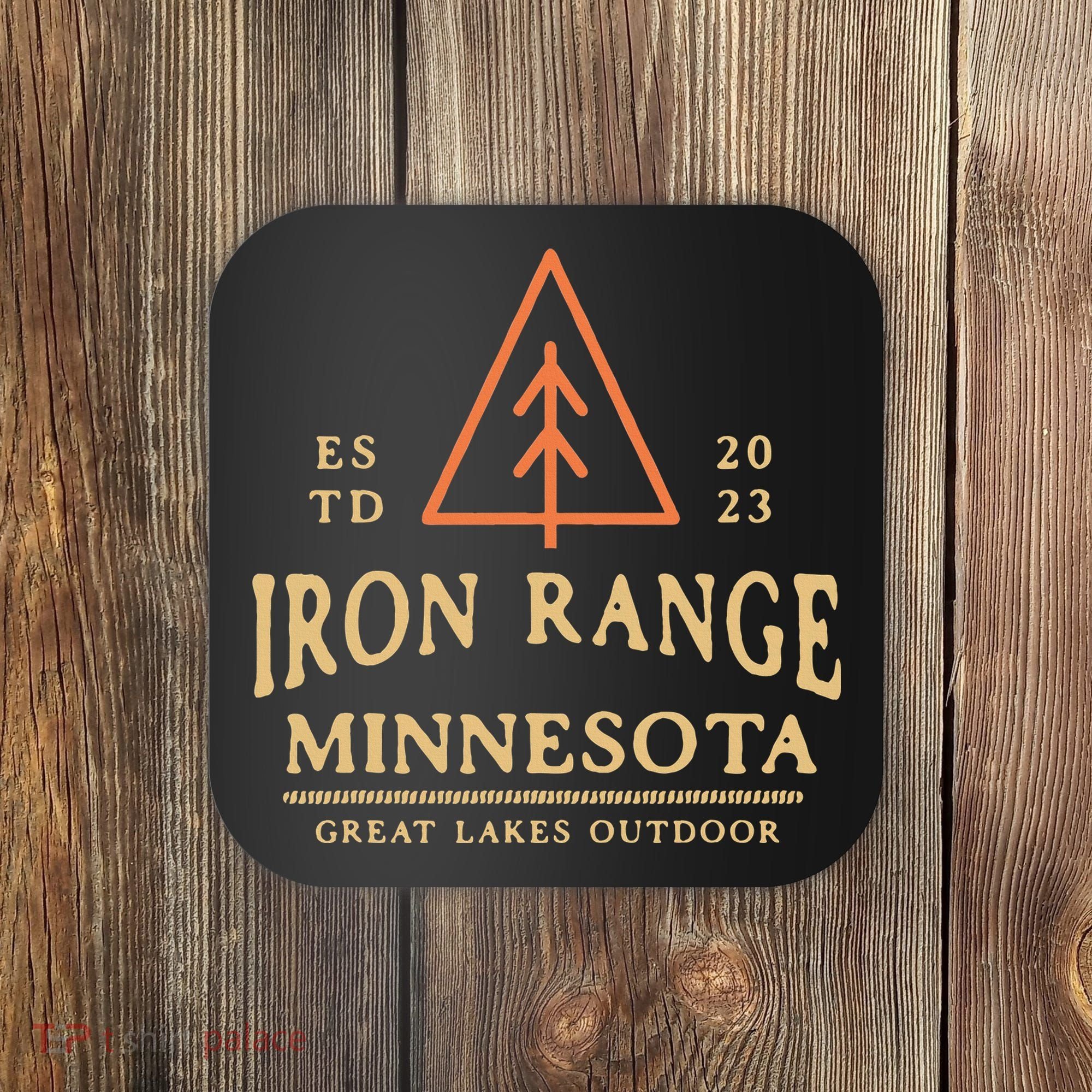 Hibbing Mn Iron Range Minnesota Northern Mn Graphic Coaster