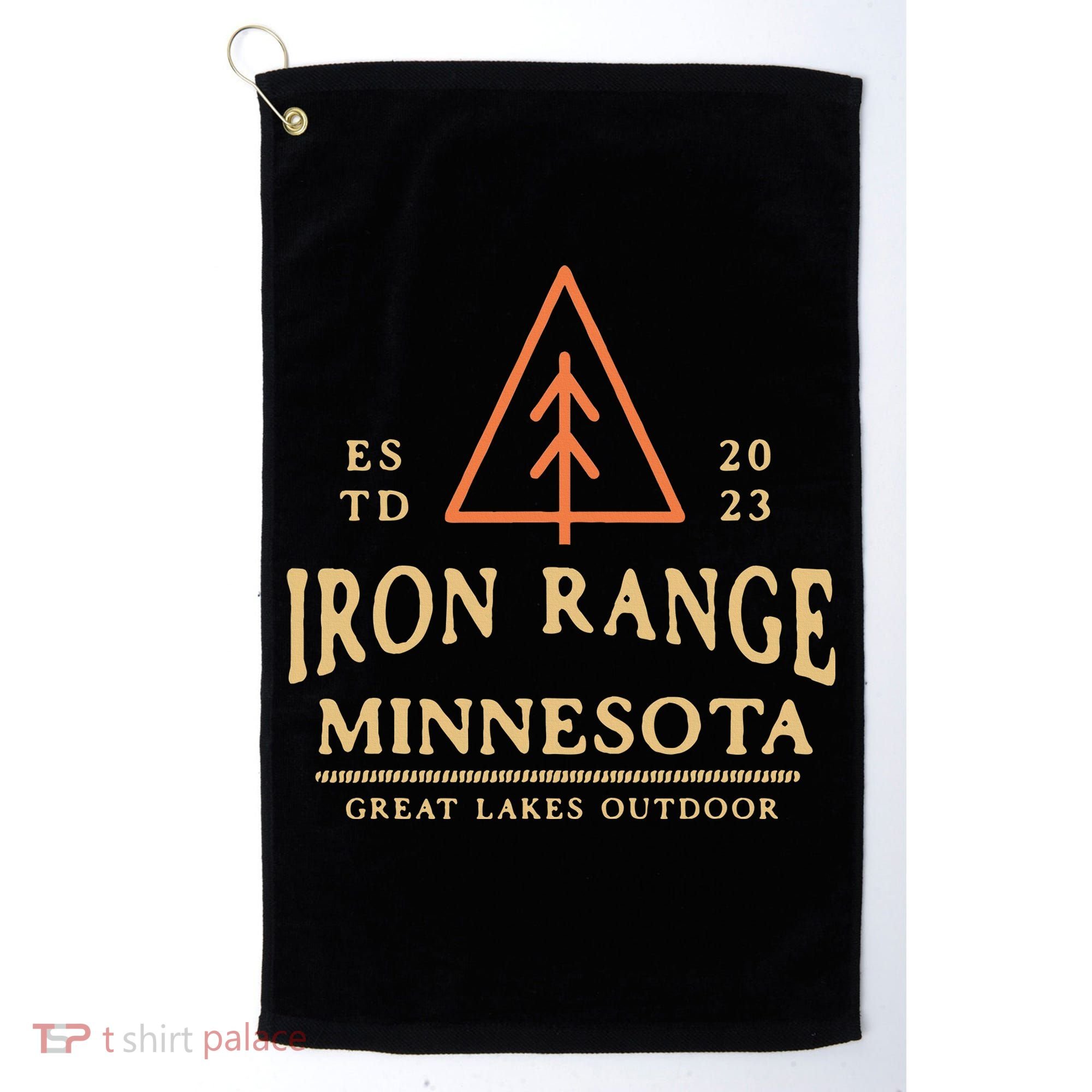 Hibbing Mn Iron Range Minnesota Northern Mn Graphic Golf Towel