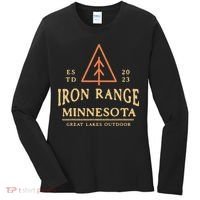 Hibbing Mn Iron Range Minnesota Northern Mn Graphic Women's Long Sleeve Shirt thumb 0